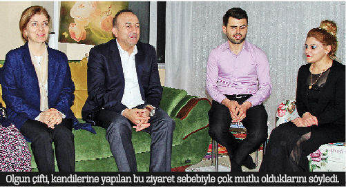 Örnek çifte bakandan  teşekkür